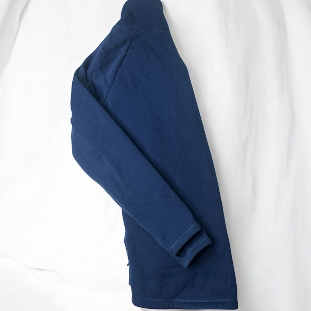 Athleta Cozy Karma Asym Pullover – Navy Blue - Picture 14 of 14